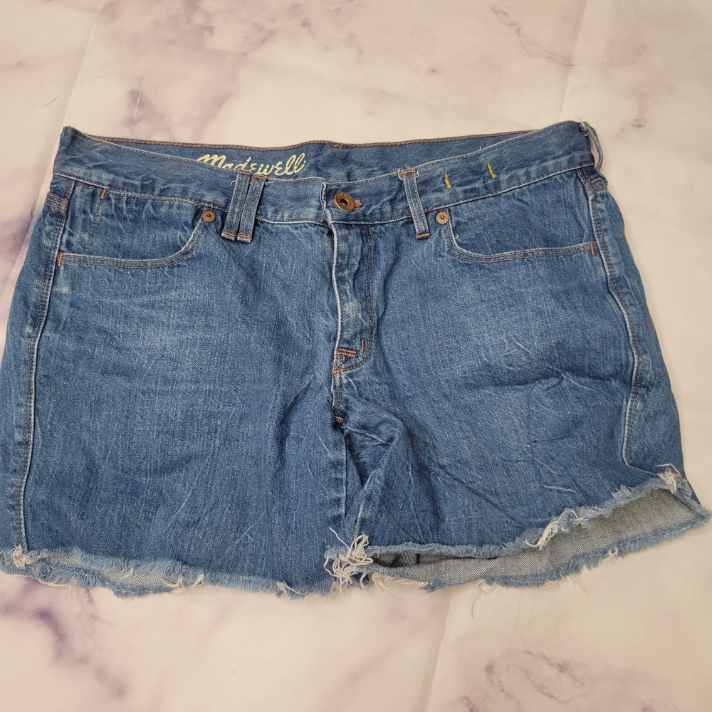 Madewell Blue Denim Cutoff Shorts